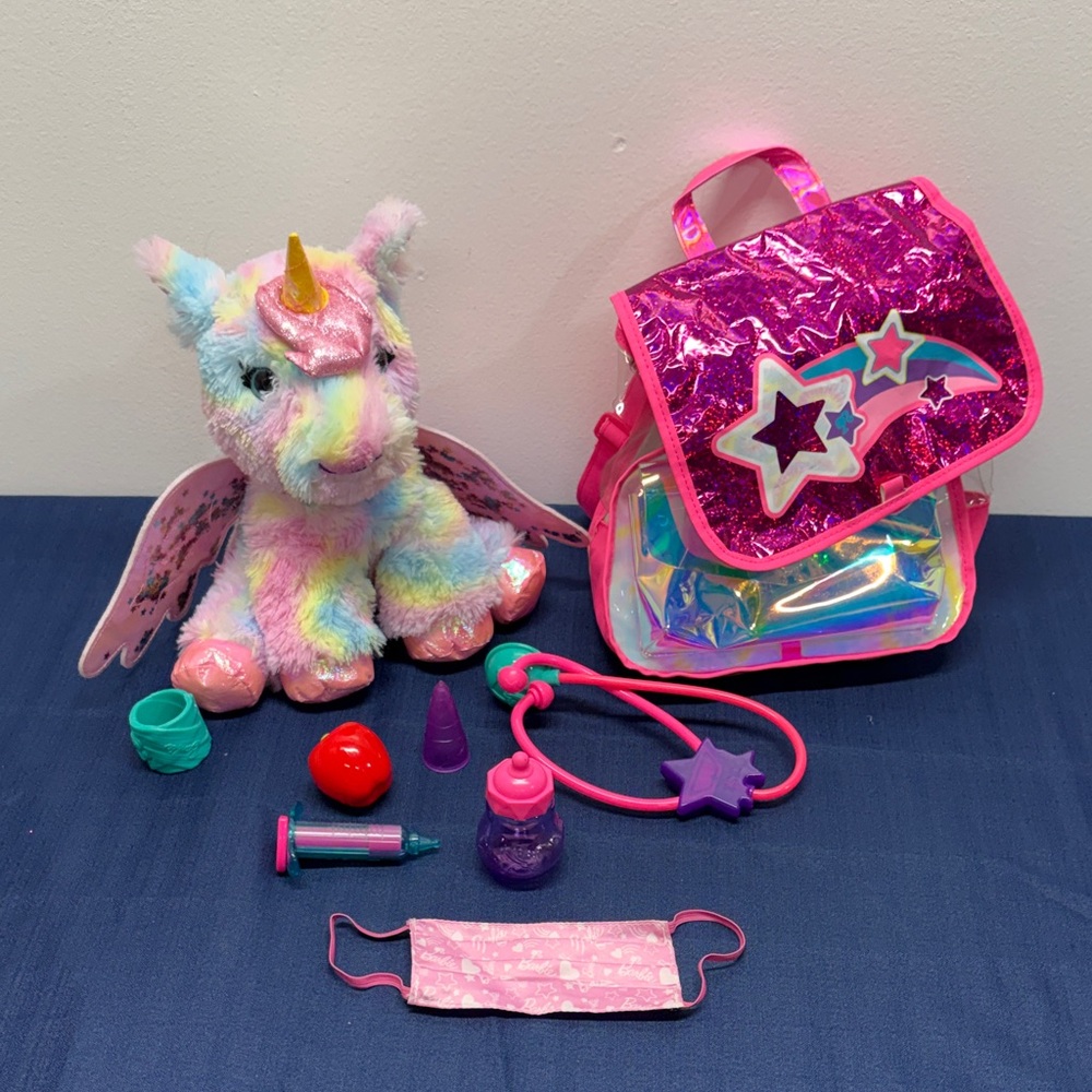 Barbie Pink&Blue Dreamtopia Unicorn Doctor Set